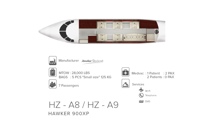 Hawker-850XP-seating-chart